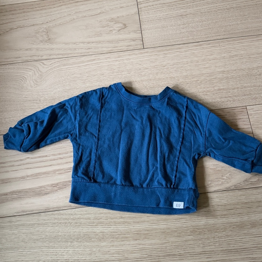 GAP Baby Blue Long Sleeve Top